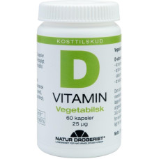 NATUR DROGERIET - D3-vitamin 25 mcg Vegetabilsk